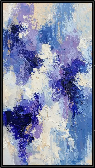 Картина Фиолетовая абстракция №121