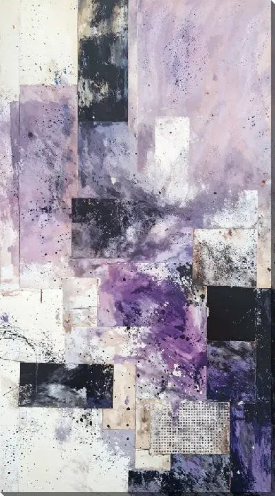 Постер Фиолетовая абстракция №122