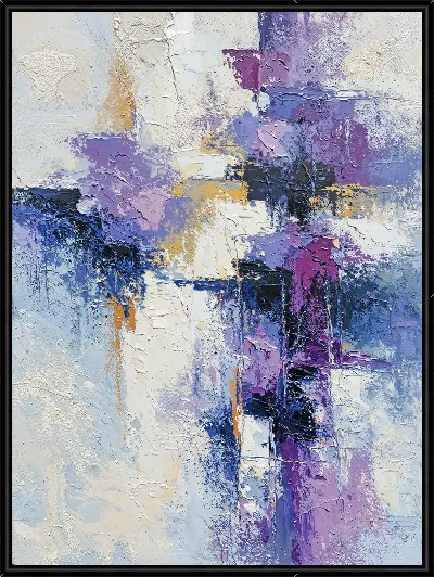Картина Фиолетовая абстракция №123