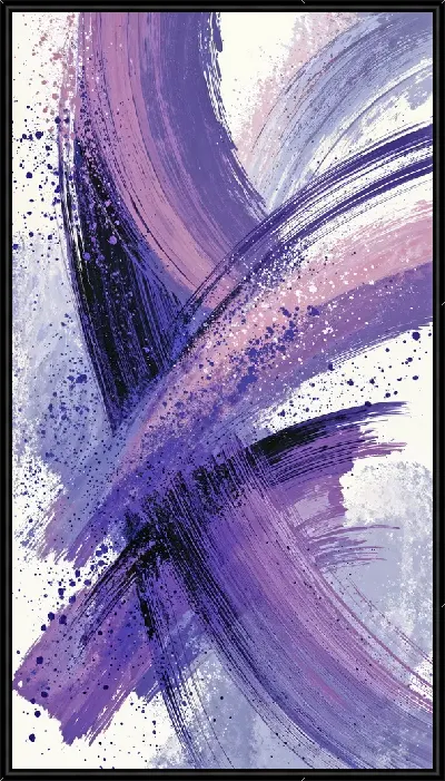 Картина Фиолетовая абстракция №126
