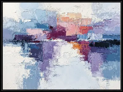 Картина Фиолетовая абстракция №127