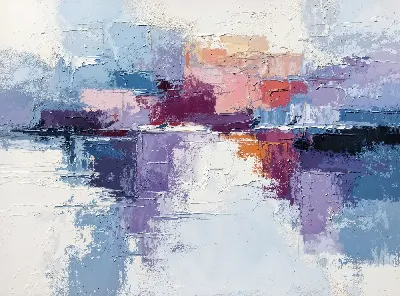 Плакат Фиолетовая абстракция №127