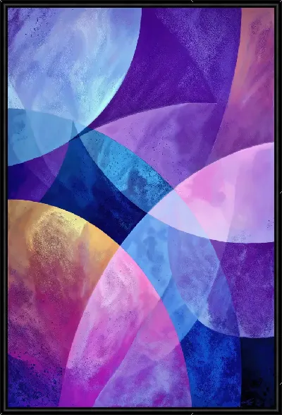 Картина Фиолетовая абстракция №128