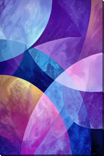 Постер Фиолетовая абстракция №128