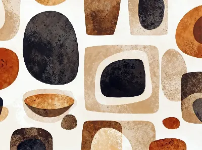 Коричневая абстракция №1