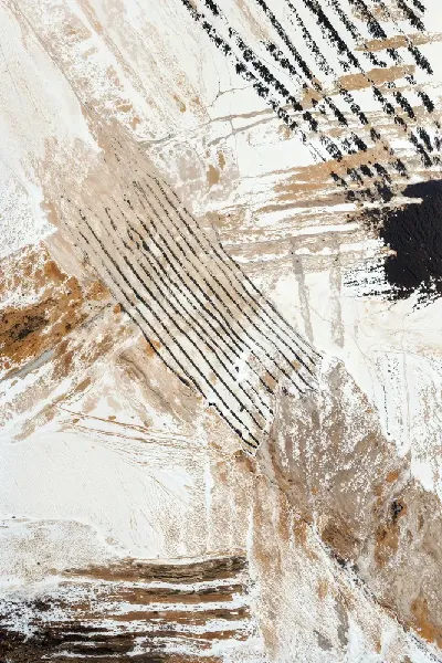 Плакат Коричневая абстракция №3