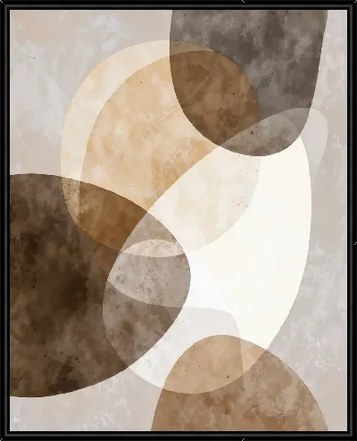 Картина Коричневая абстракция №4