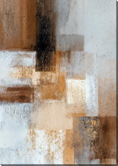 Картина маслом Коричневая абстракция №5