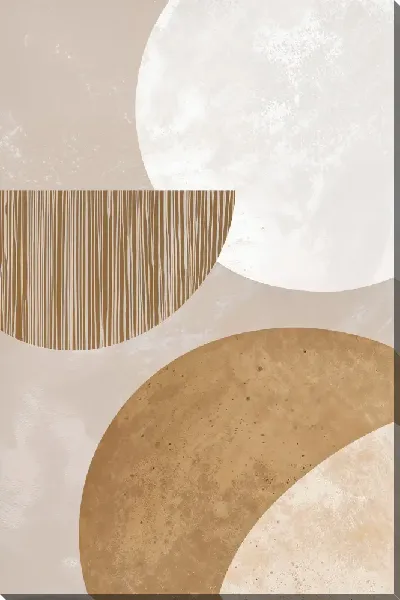 Постер Коричневая абстракция №11