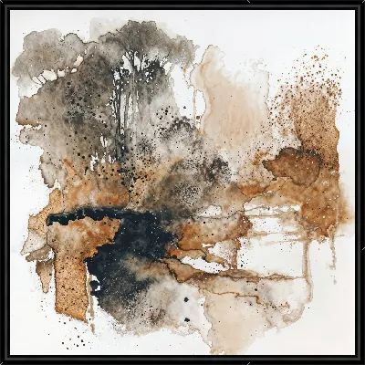 Коричневая абстракция №13