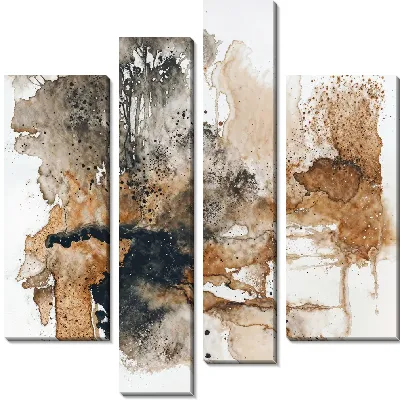 Коричневая абстракция №13