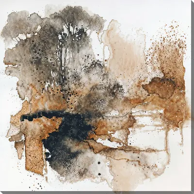 Коричневая абстракция №13