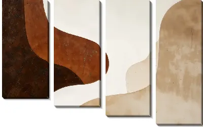 Коричневая абстракция №14