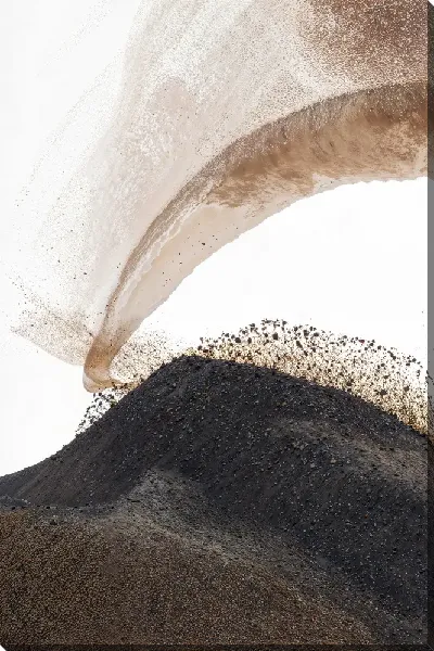 Картина маслом Коричневая абстракция №17