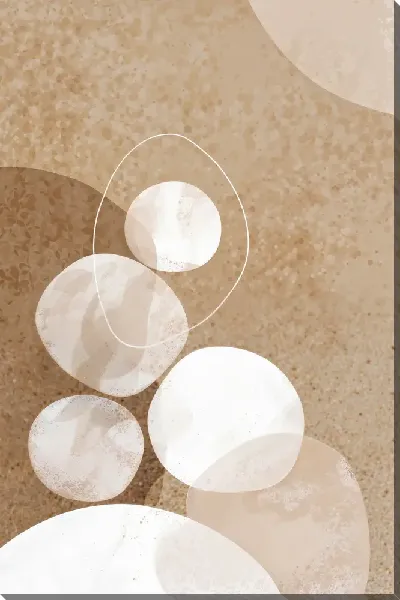 Постер Коричневая абстракция №19