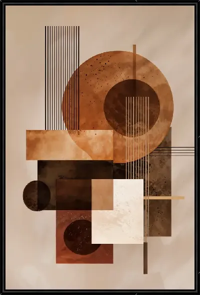 Картина Коричневая абстракция №20