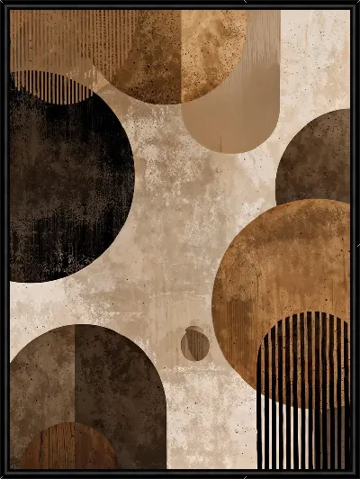 Картина Коричневая абстракция №22