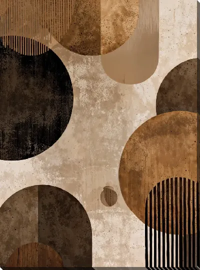 Постер Коричневая абстракция №22