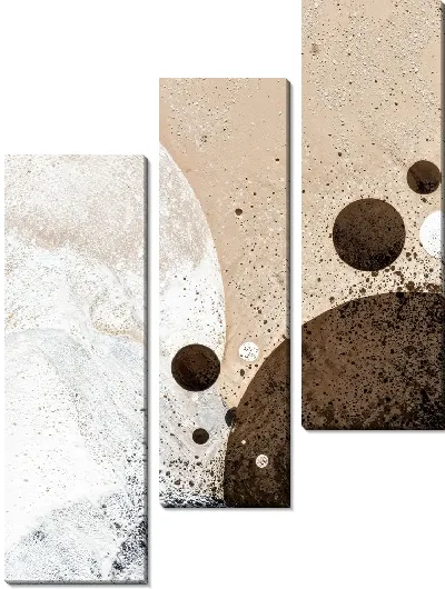 Модульная картина Коричневая абстракция №23