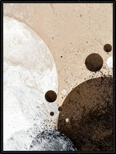 Картина Коричневая абстракция №23