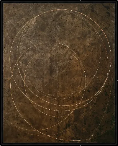 Картина Коричневая абстракция №24