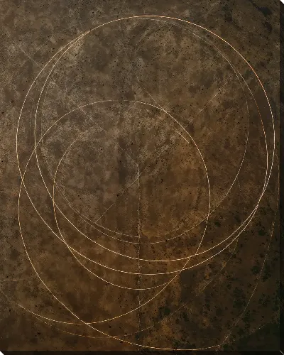 Постер Коричневая абстракция №24