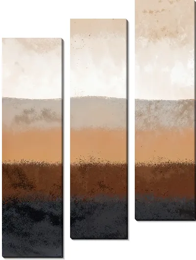 Модульная картина Коричневая абстракция №26