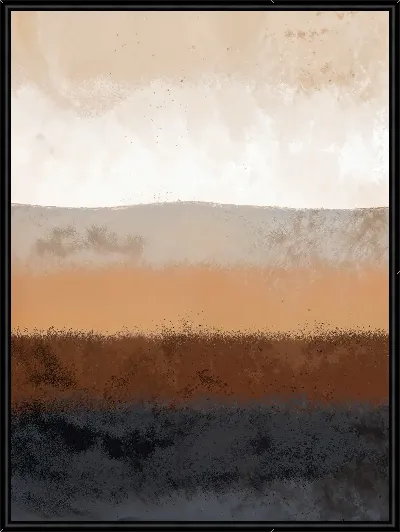 Картина Коричневая абстракция №26