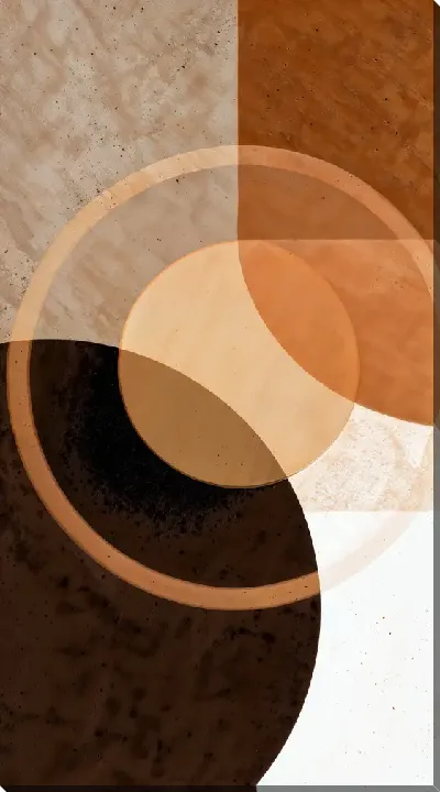 Картина маслом Коричневая абстракция №27