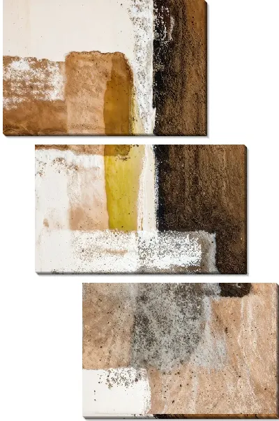 Модульная картина Коричневая абстракция №29