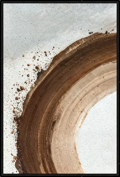 Картина Коричневая абстракция №30