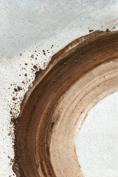 Плакат Коричневая абстракция №30