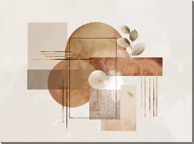 Коричневая абстракция №31