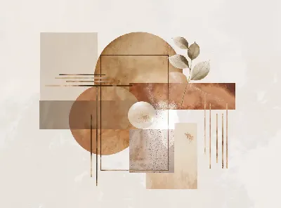 Коричневая абстракция №31