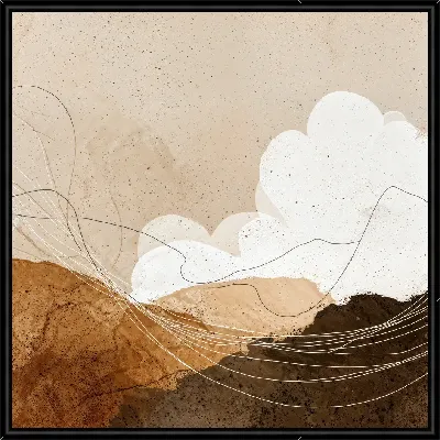 Коричневая абстракция №33