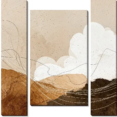 Коричневая абстракция №33