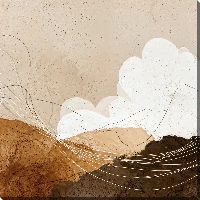 Коричневая абстракция №33