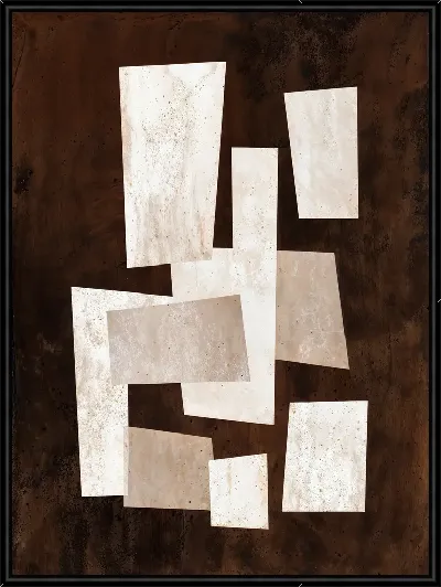 Картина Коричневая абстракция №34