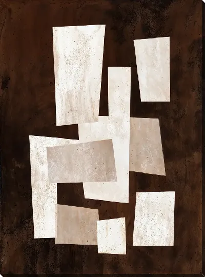 Картина маслом Коричневая абстракция №34