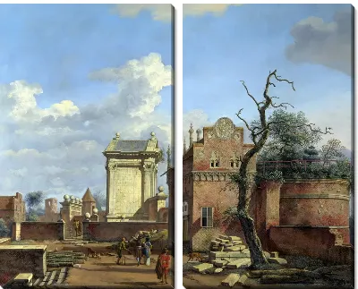 Картина Городской пейзаж (Urban landscape) №12