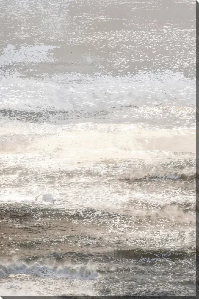 Картина маслом Море с волнами в светлое время дня