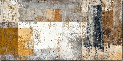 Картина маслом Текстурированная поверхность в серых и коричневых тонах