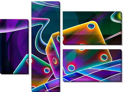 Модульная картина Кости (Tessera)