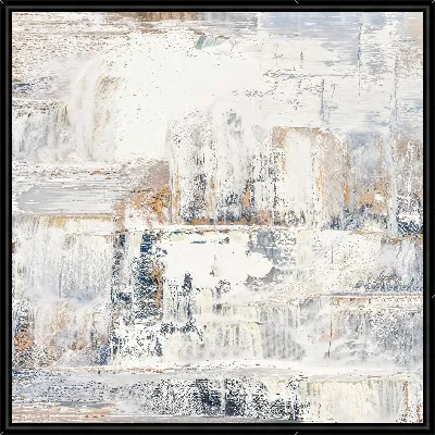 Картина Белая абстракция современная