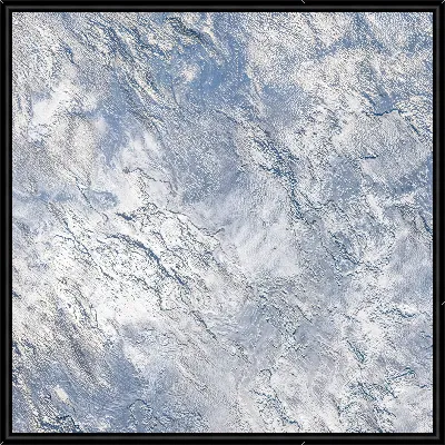 Картина Облака над морем в ясный день