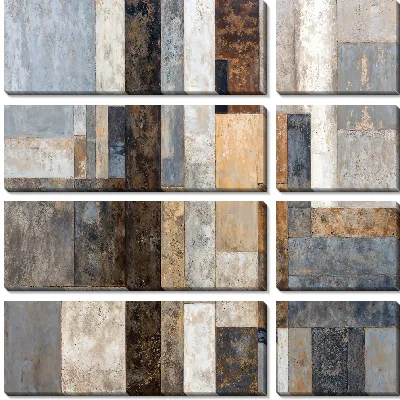 Рисунок в нейтральных тонах с текстурой