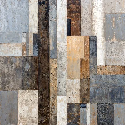 Рисунок в нейтральных тонах с текстурой