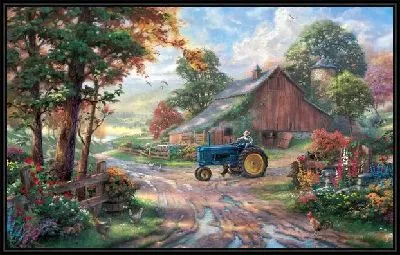 Картина Деревня (Village) №9