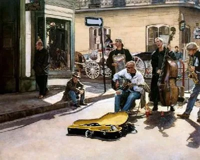 Плакат Музыканты