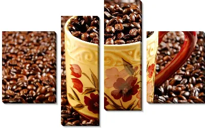 Модульная картина Кофе (Coffee) №4